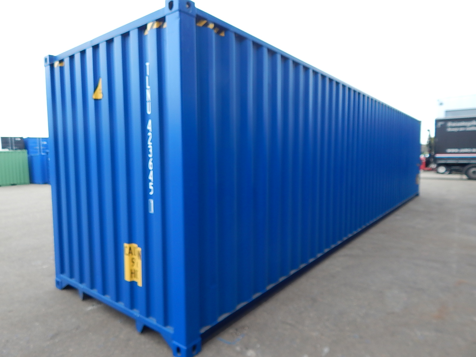 40ft High Cube — Innenansicht